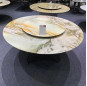 marble top center table